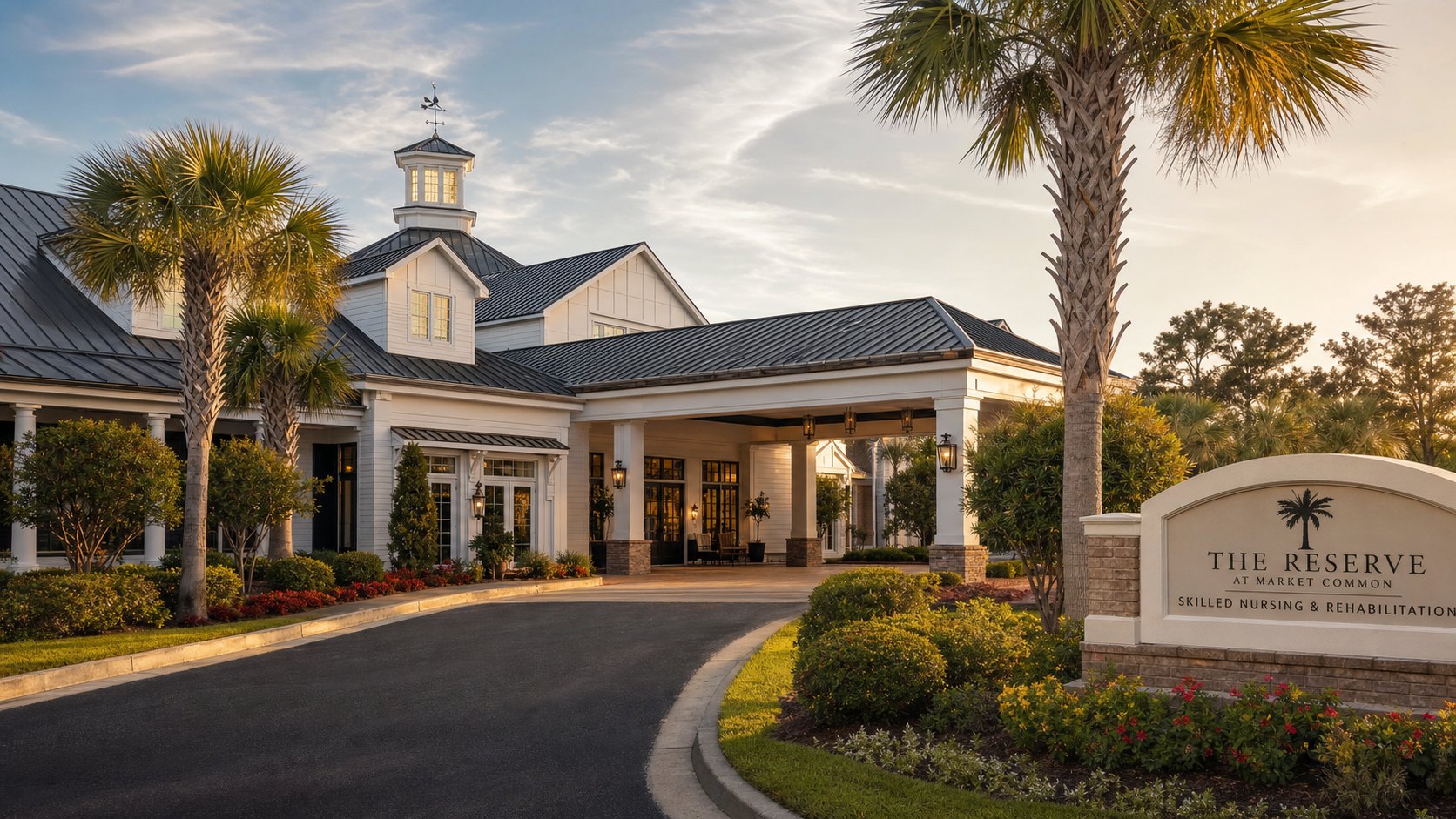 The Angel Oak Nursing & Rehabilitation building, conveniently located on Socastee Boulevard